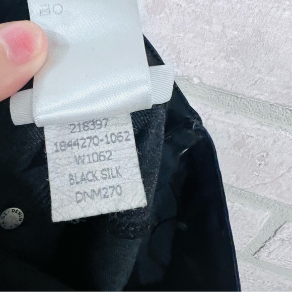 PAIGE Verdugo Ankle Skinny Jeans in Coated Faux Leather Black Silk Wash Size 26 - Picture 9 of 9